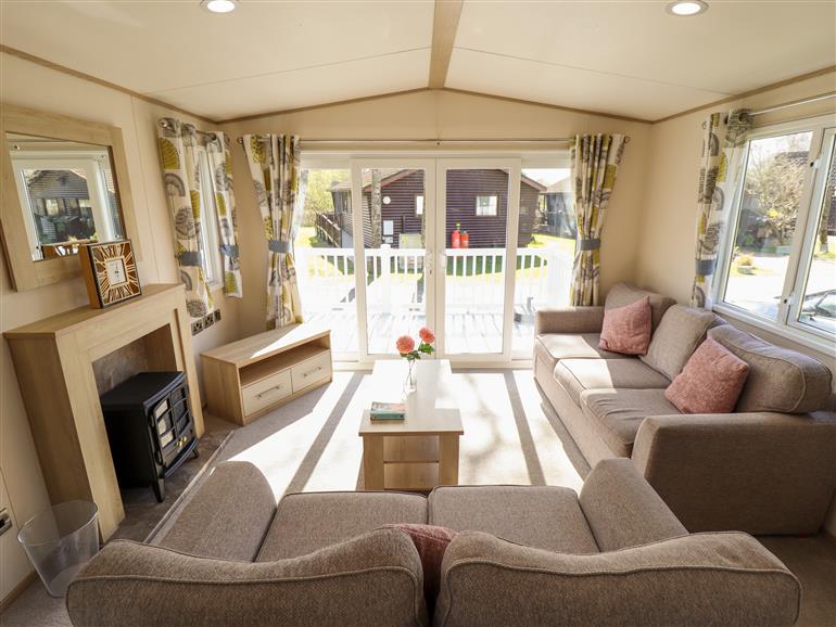This is the living room at The Meadows 45 in Tattershall