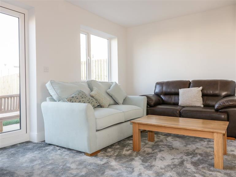 This is the living room at The Sand Dunes in Crantock