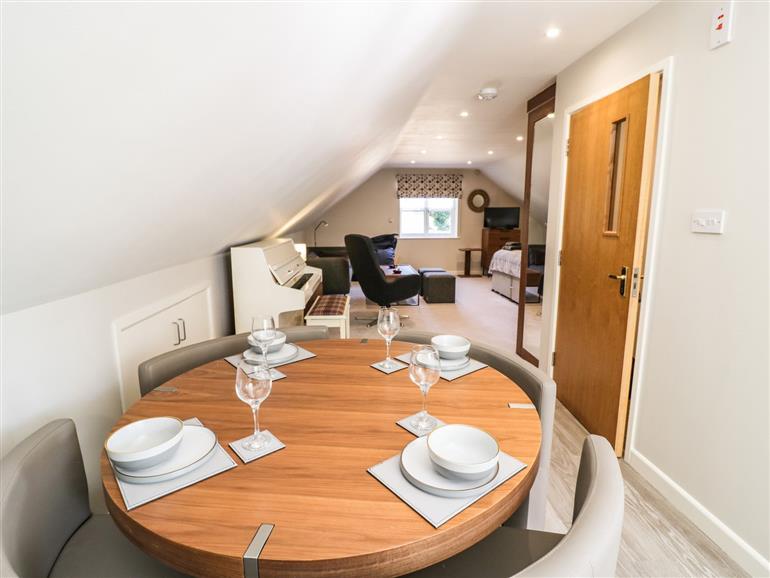 The living room at The Studio at Church House in Temple Grafton near Bidford-On-Avon