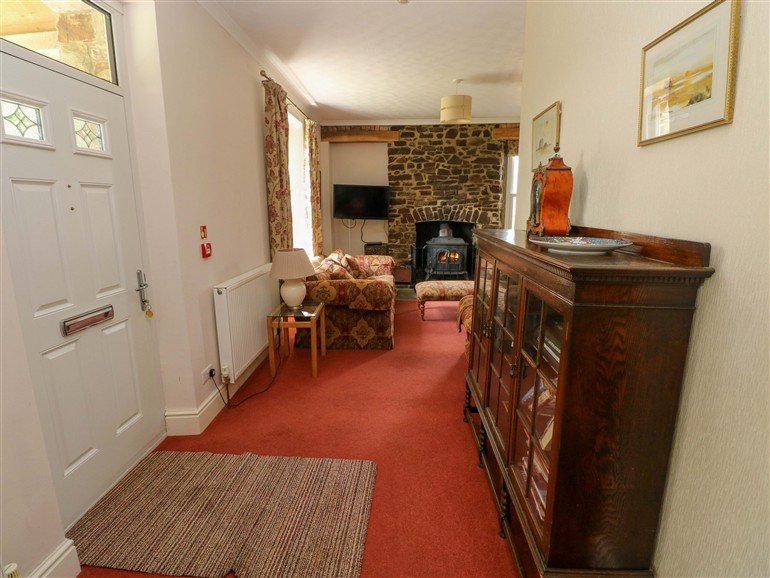 The living room at The Sycamores in Llawhaden near Narberth