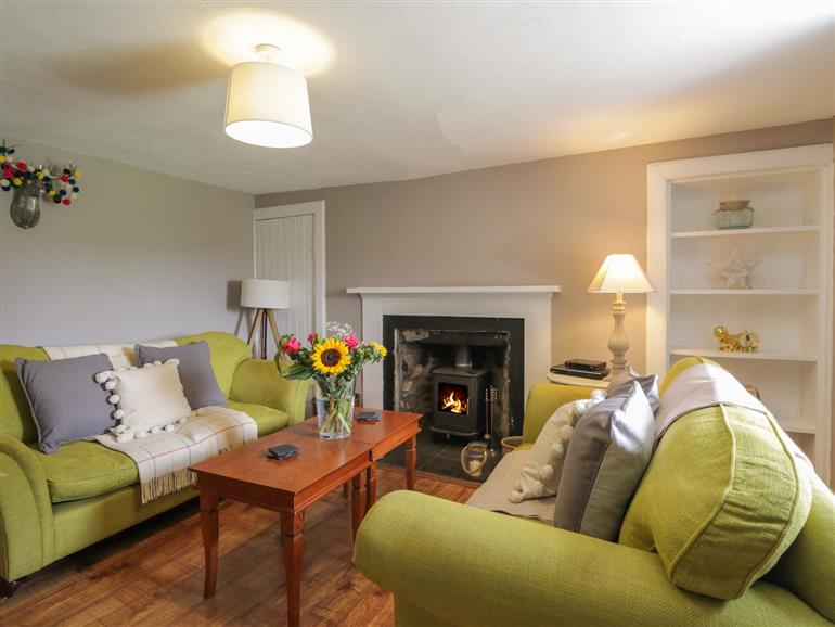 This is the living room at Tomachlaggan Cottage in Kirkmichael near Tomintoul