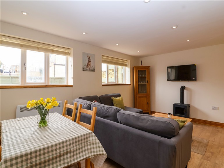 This is the living room at Triumph Cottage in Chipping Norton