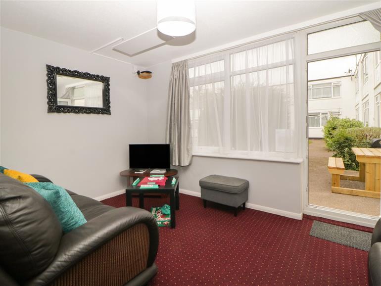 This is the living room at Turtle Chalet in Dawlish Warren