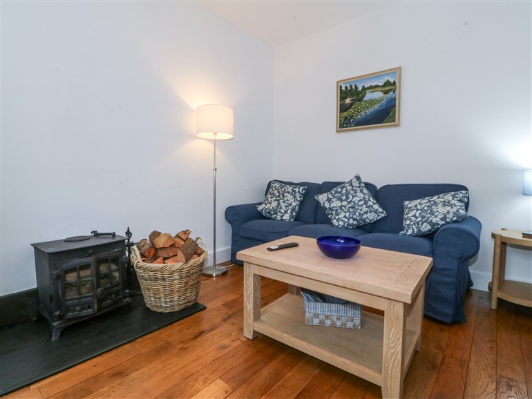 The living room at Ty Capel Bethania in Nant Gwynant