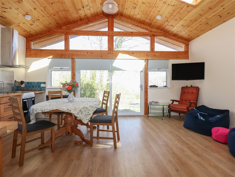 This is the living room at Ty Golchi near Snowdonia