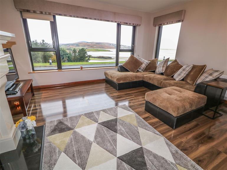 The living room at Upper Killult near Gortahork