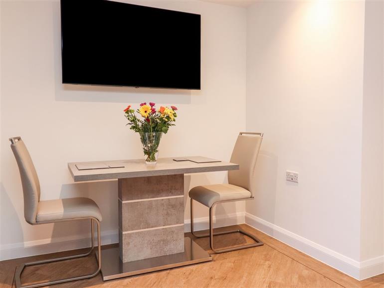 This is the living room at View@Langho in Langho