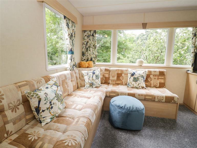 The living room at Vista in Llanallgo near Moelfre