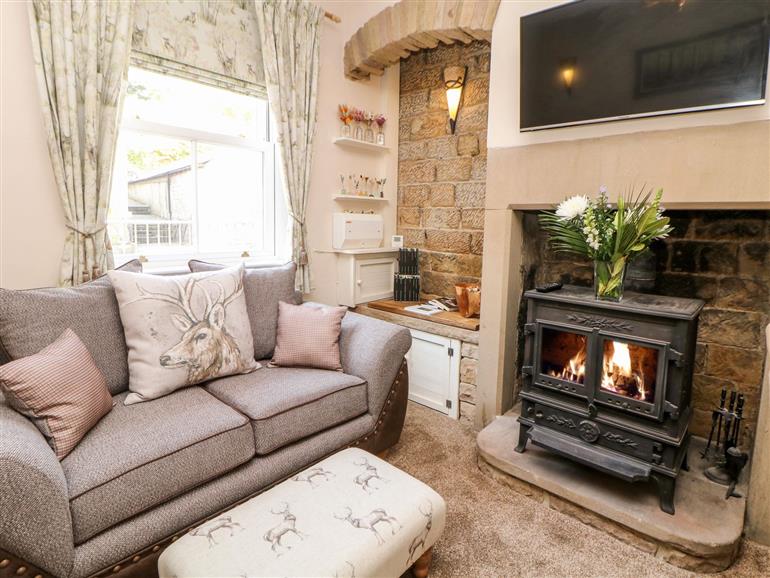 This is the living room at Waters Edge in Bakewell