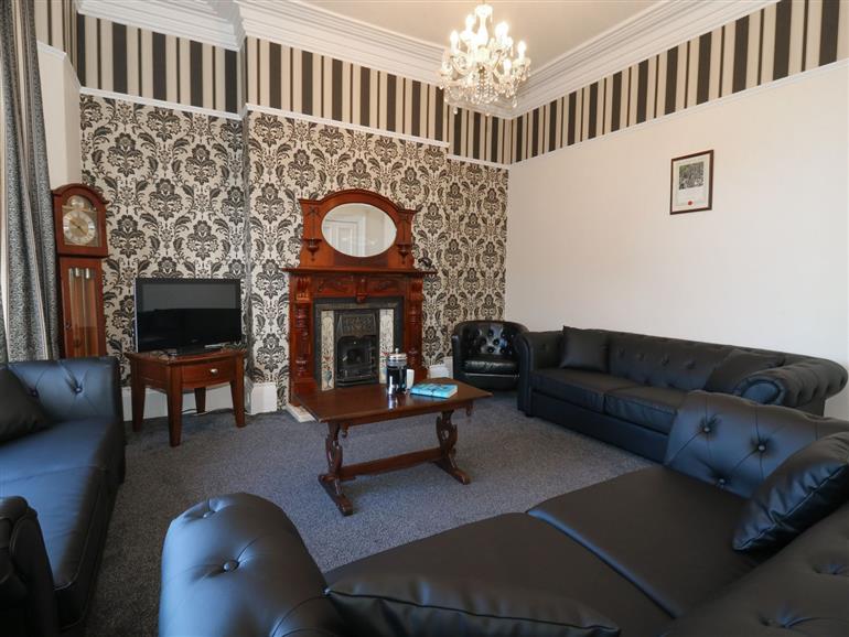 This is the living room at Wellington House in Bridlington