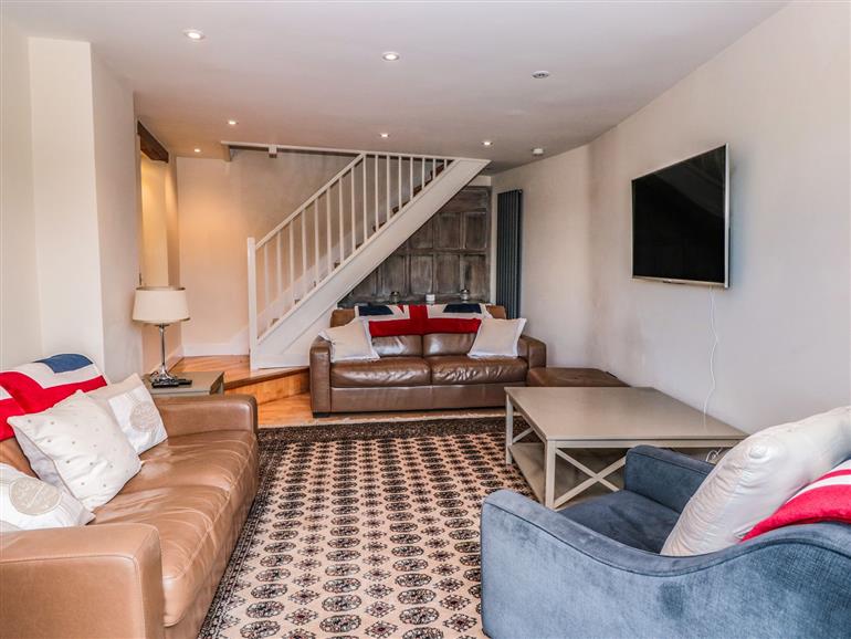 The living room at Wisteria House in Dartmouth