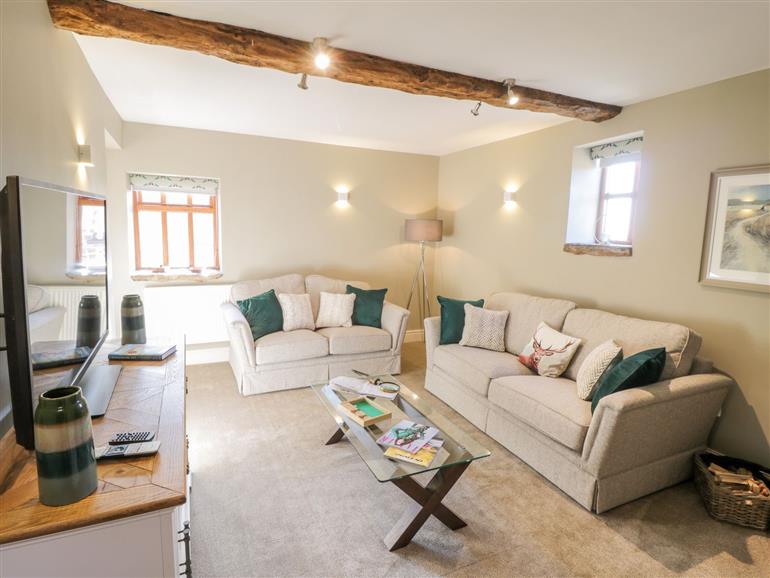 The living room at Woodside Barn in Thirsk