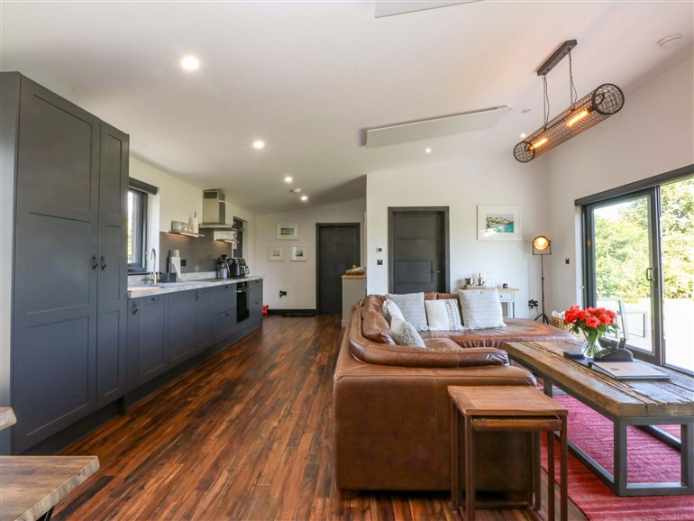 This is the living room at Y Cwt in Moelfre