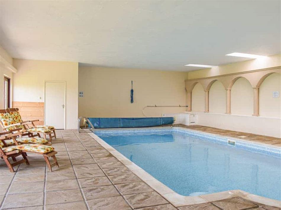 Swimming pool at Clematis Cottage, Hay-on-Wye