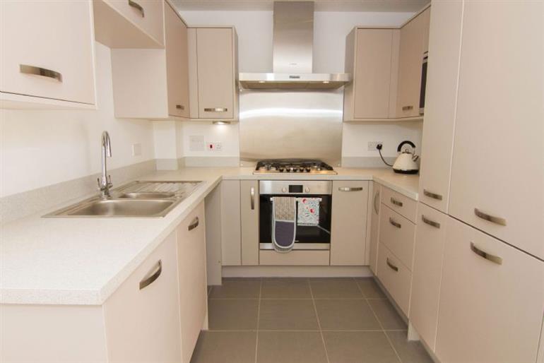 The kitchen in Bee Cottage, Northrepp