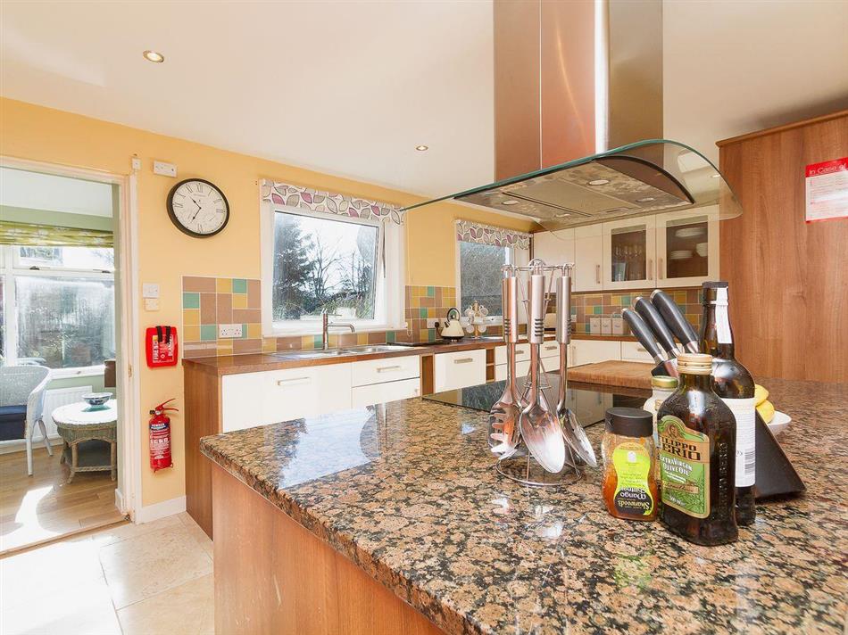 The kitchen in The Old Smithy, Port Appin